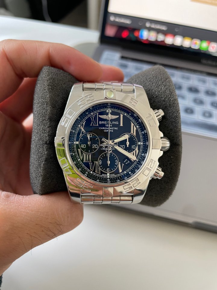 Breitling Chronomat 44 Mens watch Unisex Automatic Steel AB0110121B2A1 6