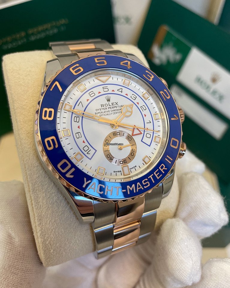 Rolex Yacht-Master II Mens watch Unisex Gold Steel Automatic 116681-0002 6