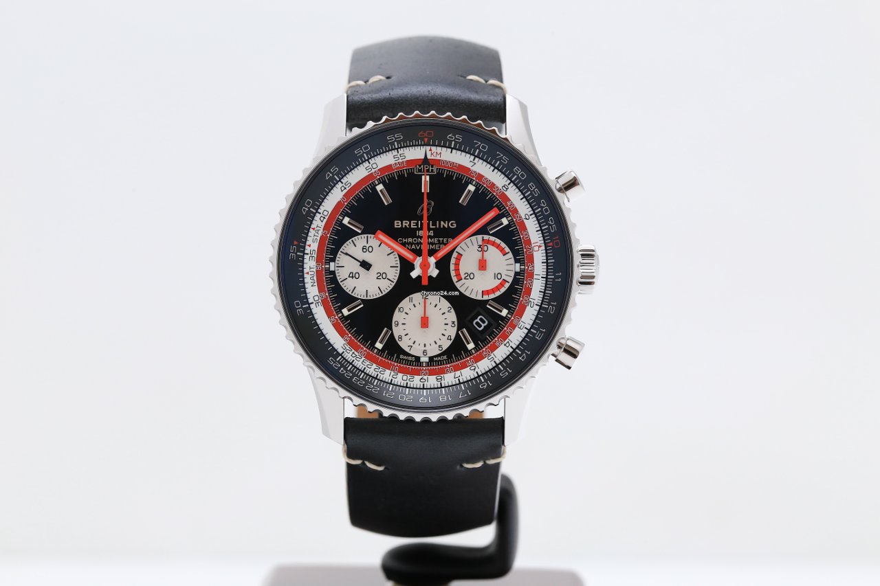 Breitling Navitimer 1 B01 Chronograph 43 Mens watch Unisex Automatic Steel AB01211B1B1X1 6