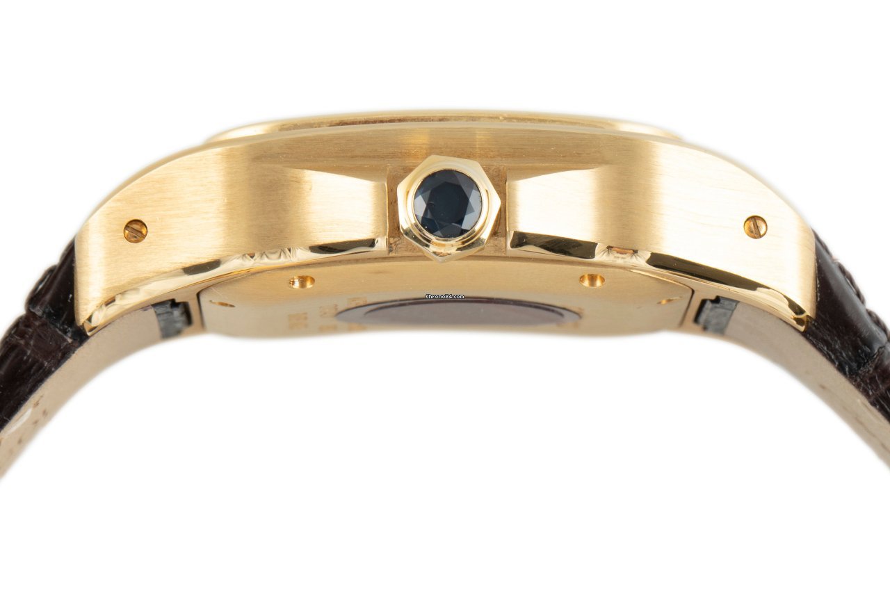 Cartier Santos 100 Mens watch Unisex Automatic Yellow gold 2880 6