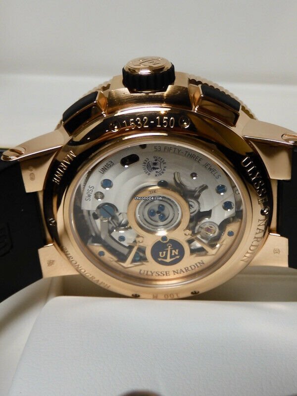 Ulysse Nardin Automatic Rose gold 1532-150-3 40 6