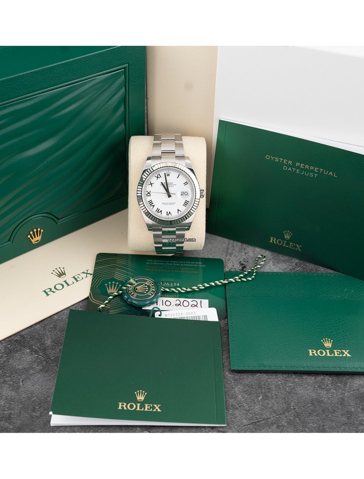 Rolex Datejust 41 Mens watch Unisex Steel Automatic 126334-0023 6