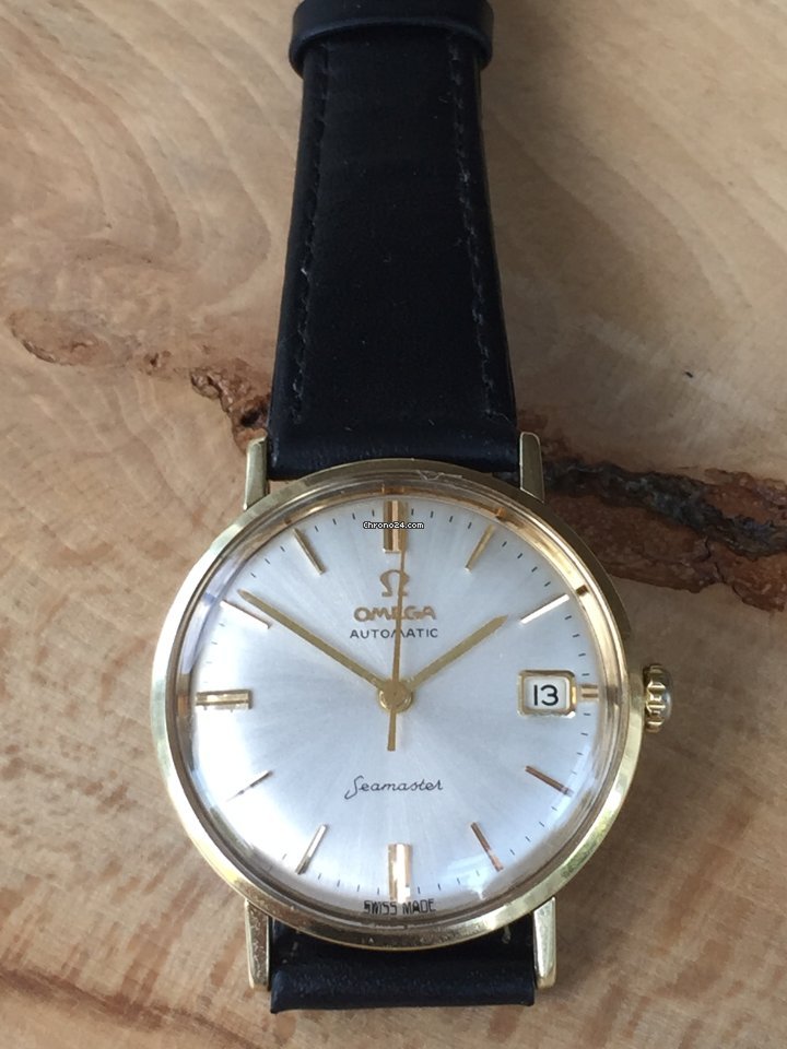 Omega Seamaster Mens watch Unisex Automatic Gold Steel 14770 6