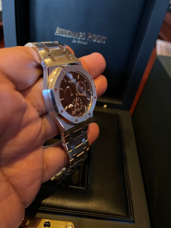 Audemars Piguet Royal Oak Dual Time Mens watch Unisex Automatic Steel 26120ST.OO.1220ST.02 6
