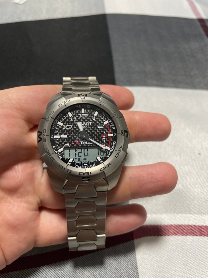Tissot T-Touch Expert Mens watch Unisex Quartz Titanium T013420A 6