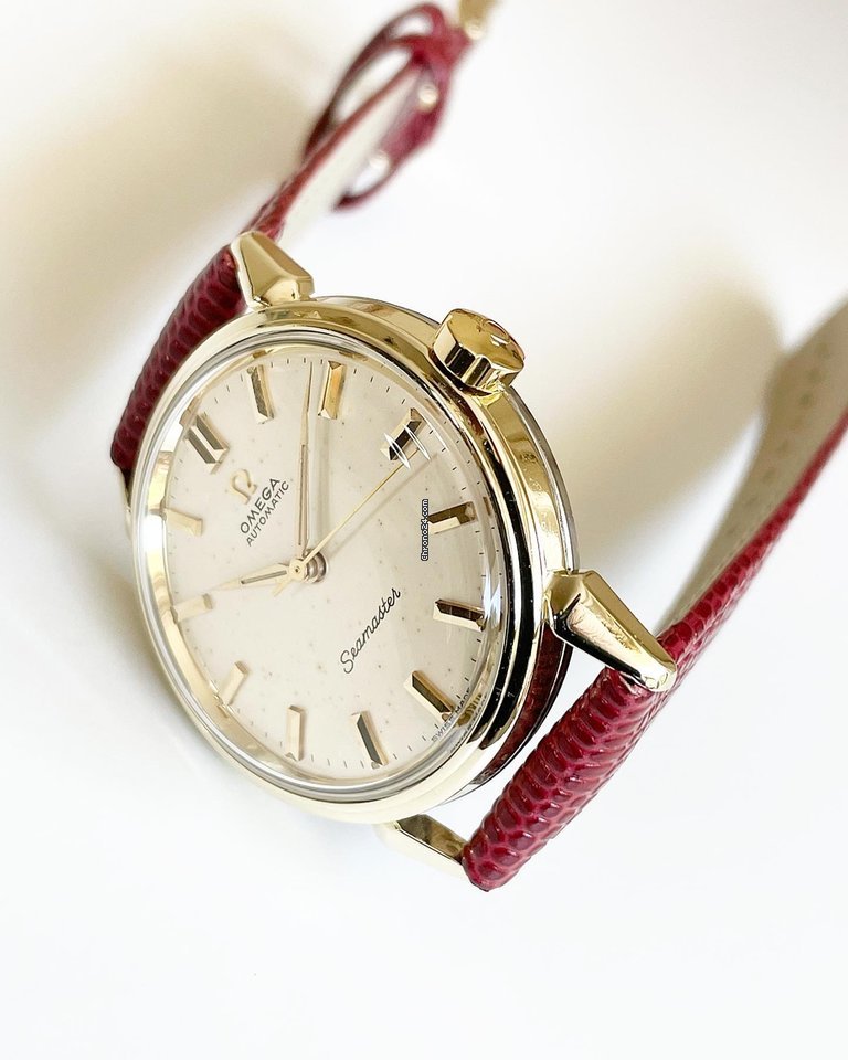 Omega Seamaster Mens watch Unisex Automatic Gold Steel 2832 3-SC 6