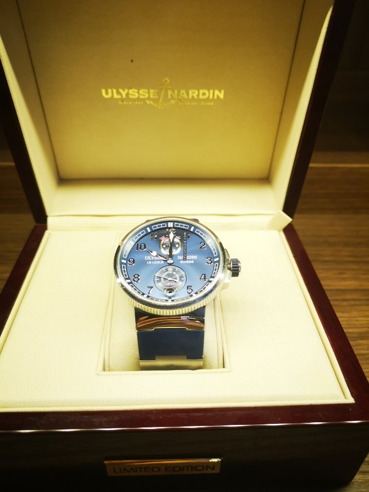 Ulysse Nardin Marine Chronometer Manufacture Mens watch Unisex Automatic Steel 1183-126-3 63 6