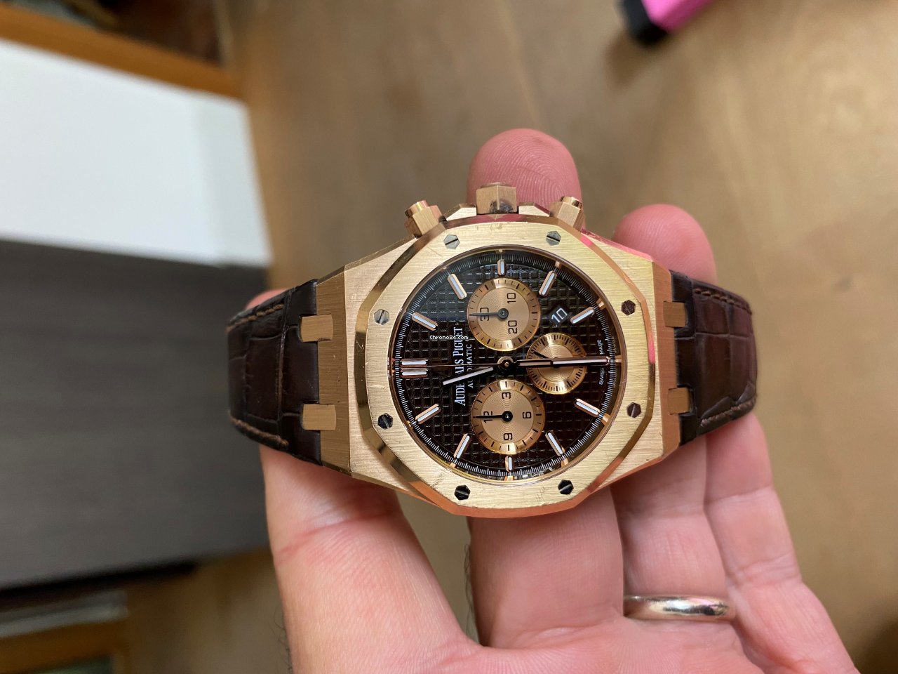 Audemars Piguet Royal Oak Chronograph Mens watch Unisex Automatic Rose gold 263310R.00D821CR.01 6