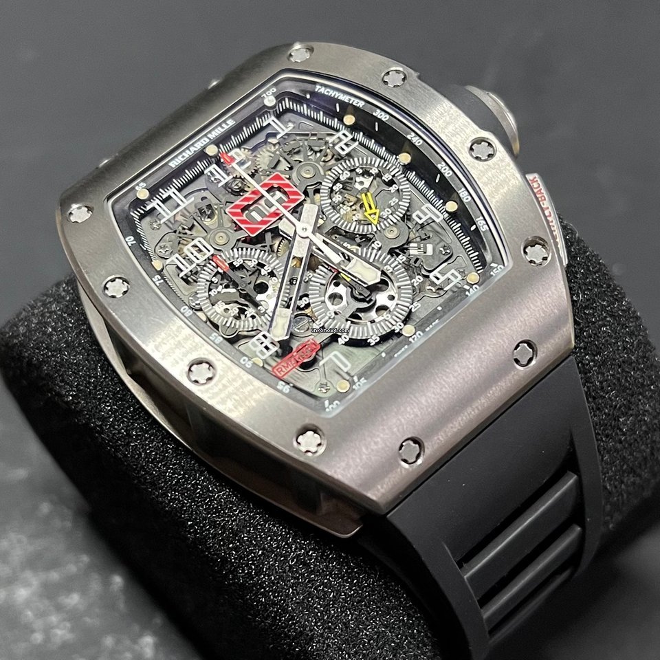 Richard Mille RM 011 Mens watch Unisex Automatic Titanium RM011 AH Ti 6