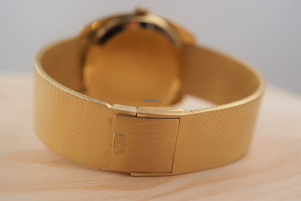 IWC Mens watch Unisex Quartz Yellow gold 9601 6