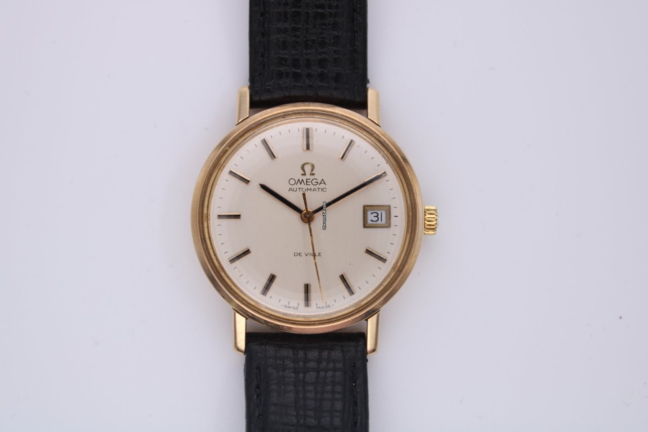 Omega De Ville Mens watch Unisex Automatic Yellow gold 166.5161 6