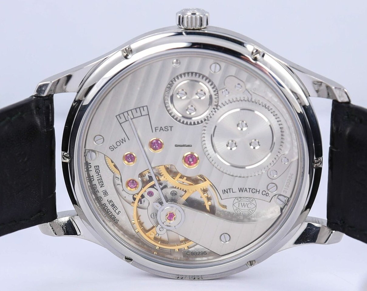 IWC Portuguese Hand-Wound Mens watch Unisex Manual winding Steel IW545407 6
