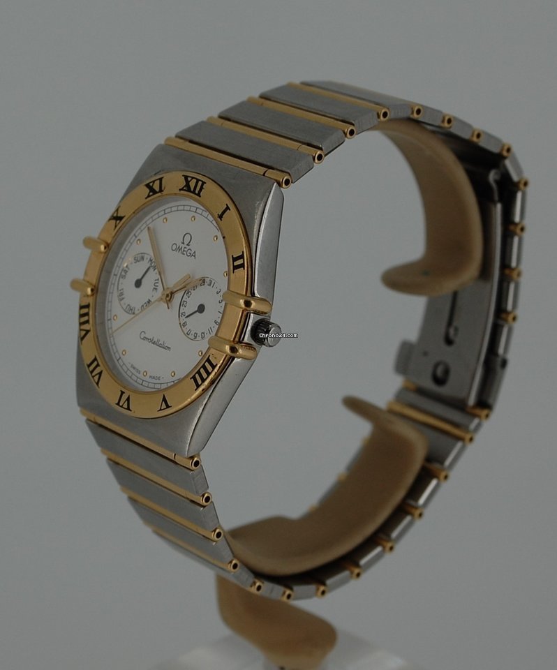 Omega Constellation Day-Date Mens watch Unisex Quartz Gold Steel 396.1069 6