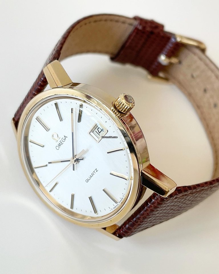 Omega Seamaster Mens watch Unisex Quartz Gold Steel 196.0160 6