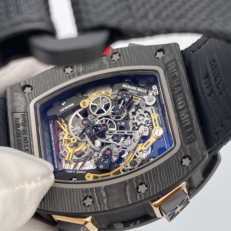 Richard Mille Mens watch Unisex Automatic Carbon RM 50-01 6