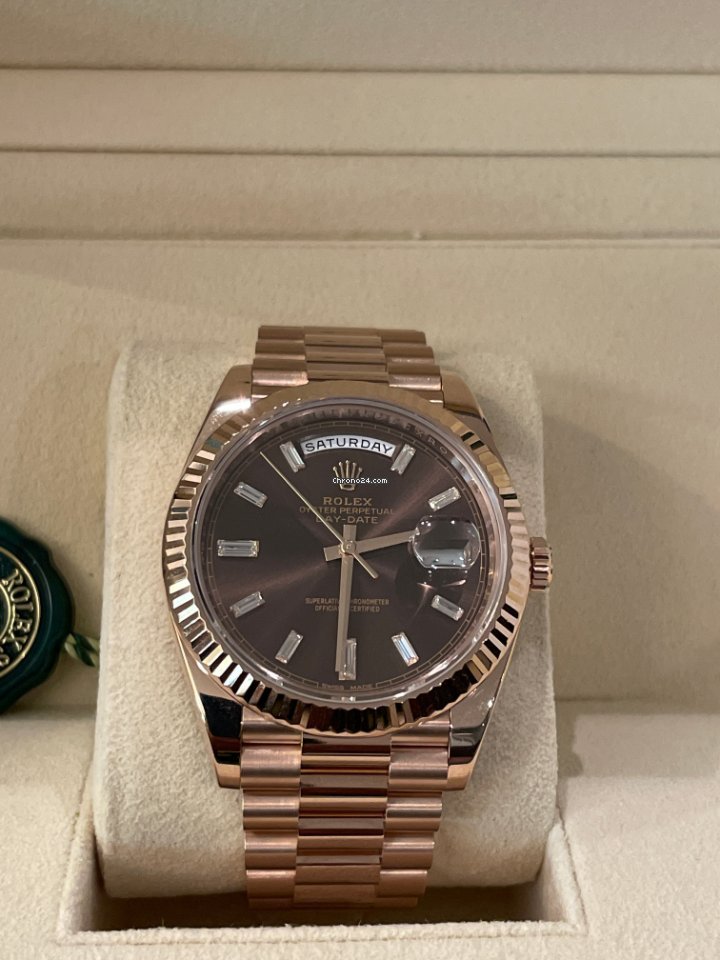 Rolex Day-Date 40 Mens watch Unisex Rose gold Automatic 228235 6