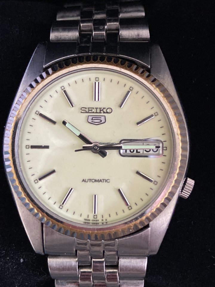 Seiko 5 Mens watch Unisex Automatic Steel SNXJ89 6