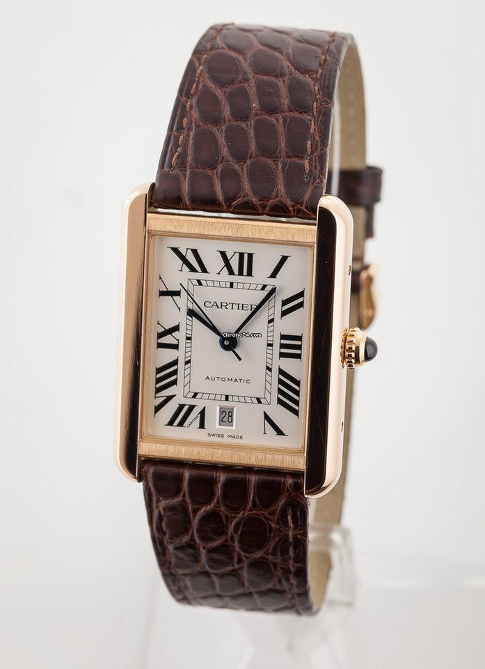 Cartier Tank Solo Mens watch Unisex Automatic Rose gold W5200026 6
