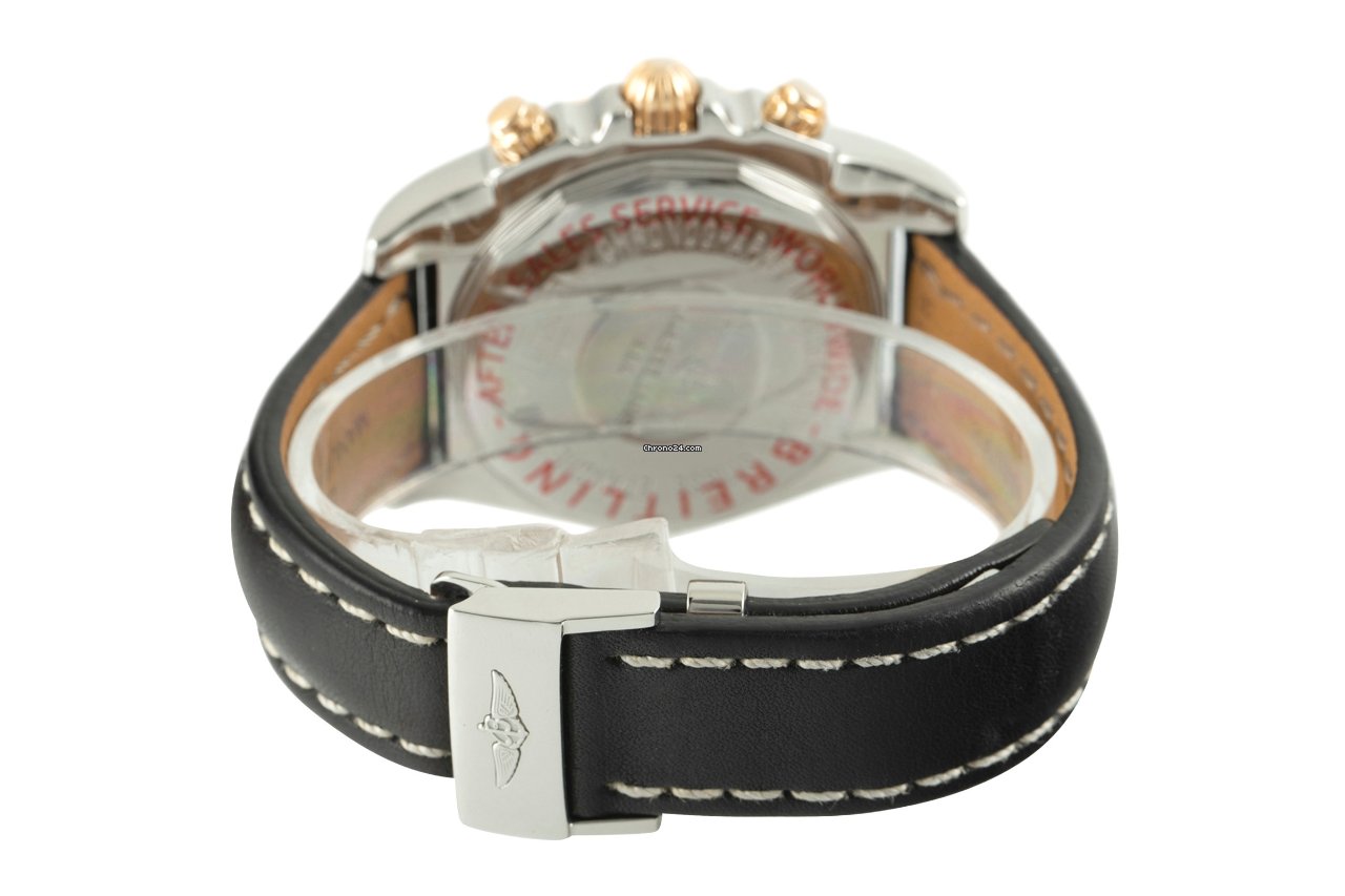 Breitling Chronomat 41 Mens watch Unisex Automatic Gold Steel CB0140 6