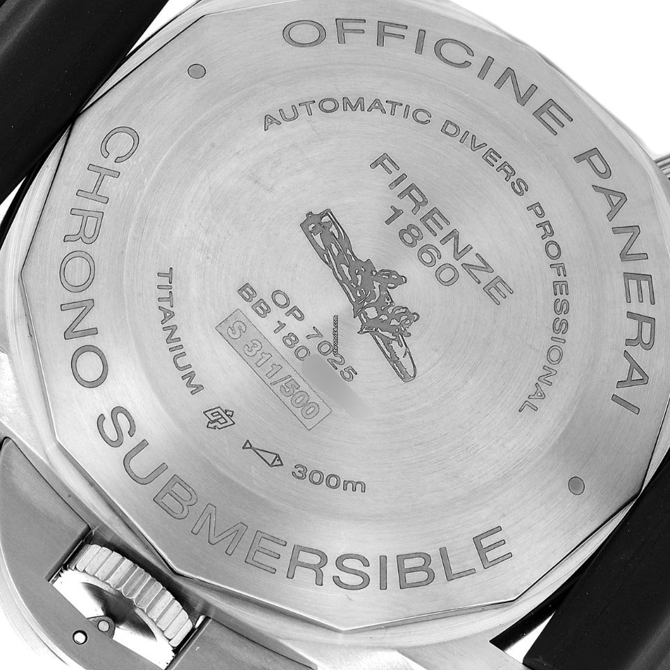 Panerai Luminor Submersible 1950 3 Days Automatic Mens watch Unisex Automatic Titanium PAM00615 6