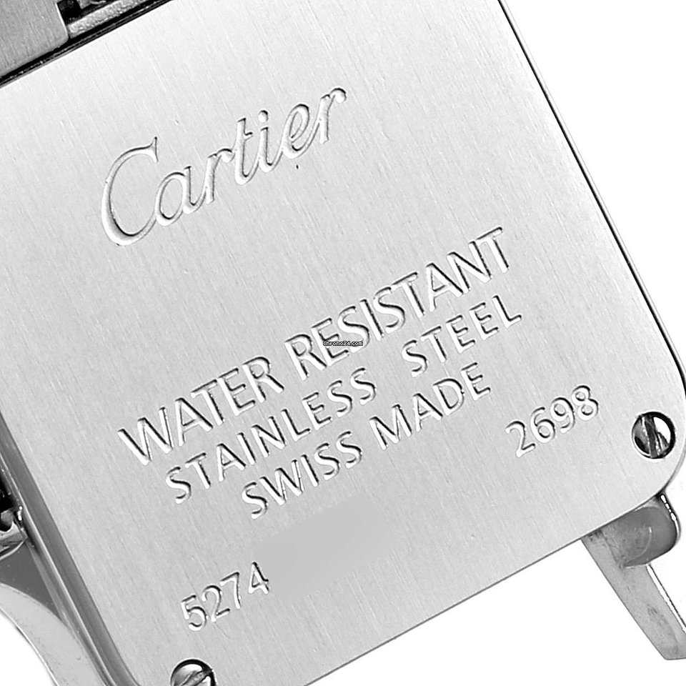 Cartier Santos Demoiselle Womens watch Quartz Gold Steel W25066Z6 6