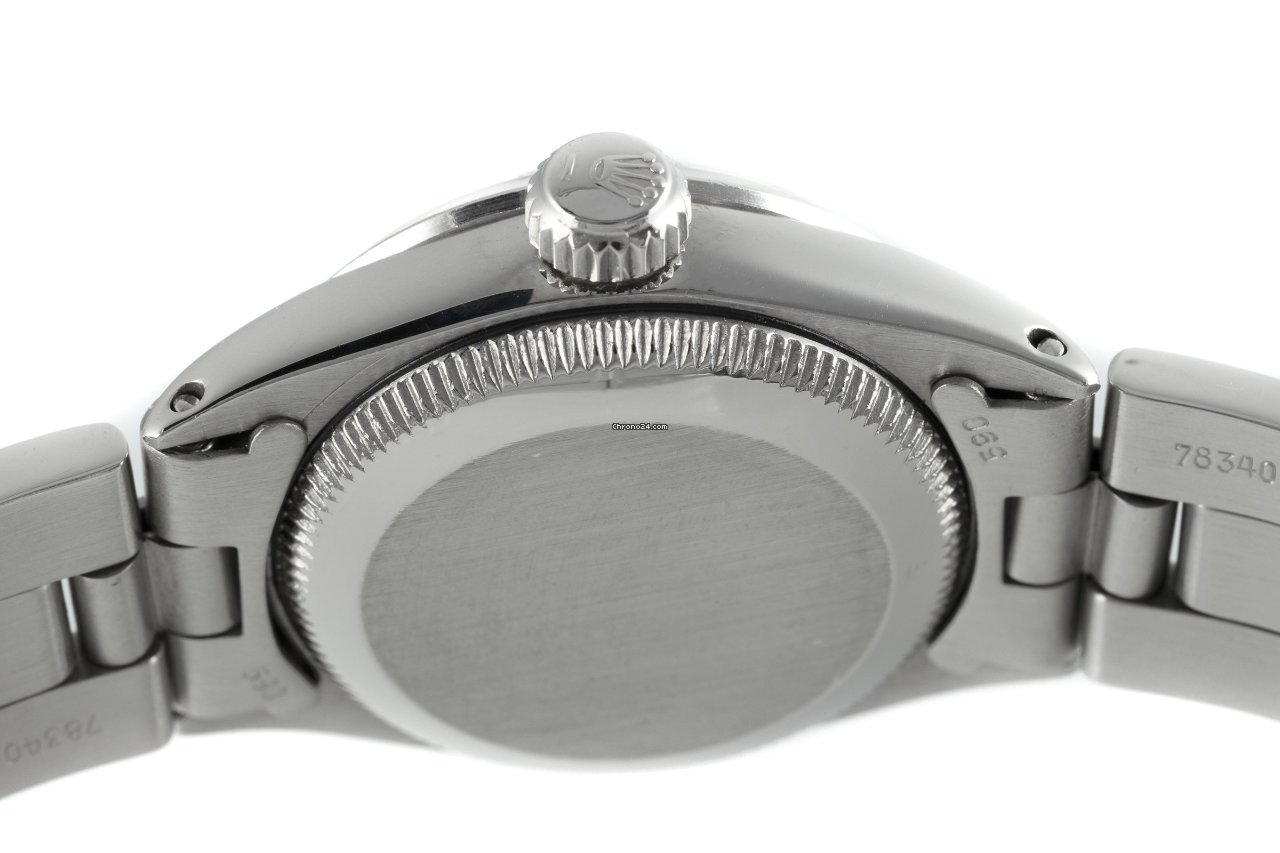 Rolex Oyster Perpetual Lady Date Womens watch Steel Automatic 6519 6
