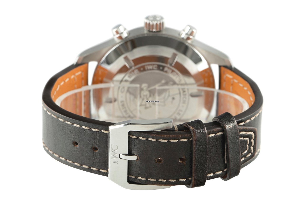 IWC Pilot Chronograph Mens watch Unisex Automatic Steel IW377706 6