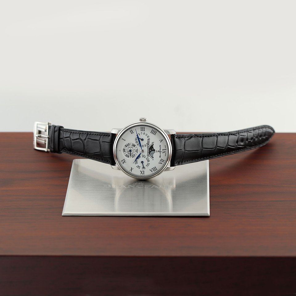 Blancpain Villeret Mens watch Unisex Automatic Platinum 6659-3431-55b 6