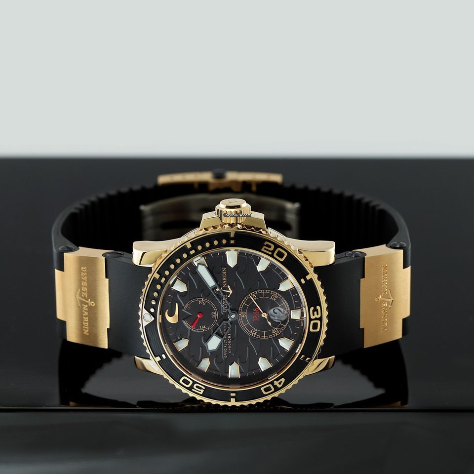 Ulysse Nardin Maxi Marine Diver Mens watch Unisex Automatic Rose gold 266-37LE-3a 6