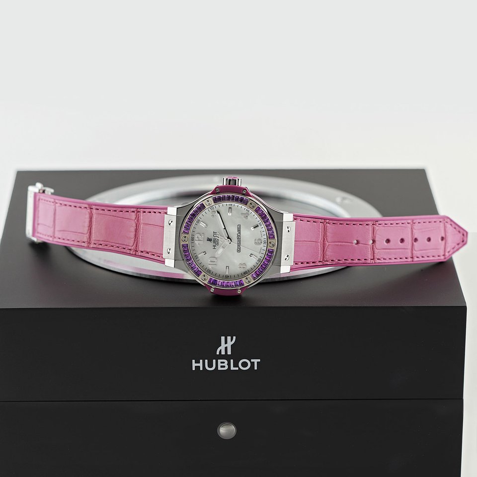Hublot Big Bang Tutti Frutti Womens watch Quartz Steel 361.sv.6010.lr.1905 Purple 6