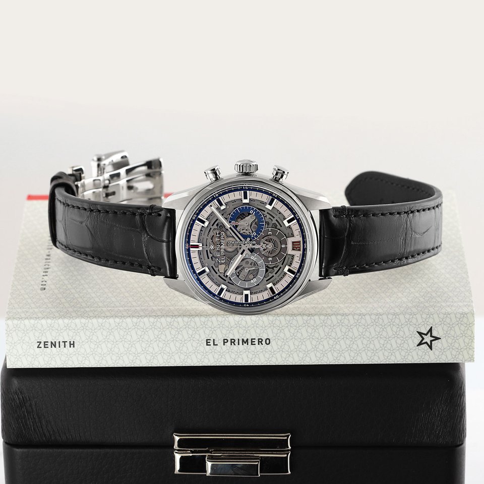 Zenith El Primero Chronomaster Mens watch Unisex Automatic Steel 03.2081.400 78.c813 6