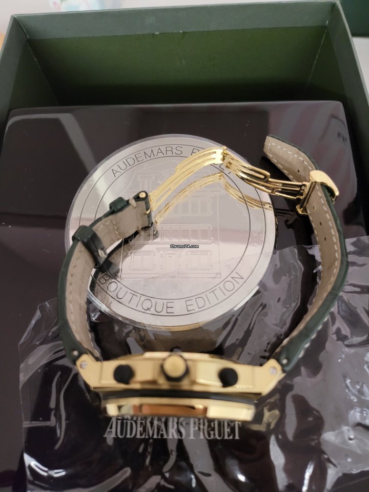 Audemars Piguet Automatic Yellow gold 26194BA monte napoleone green dial 6