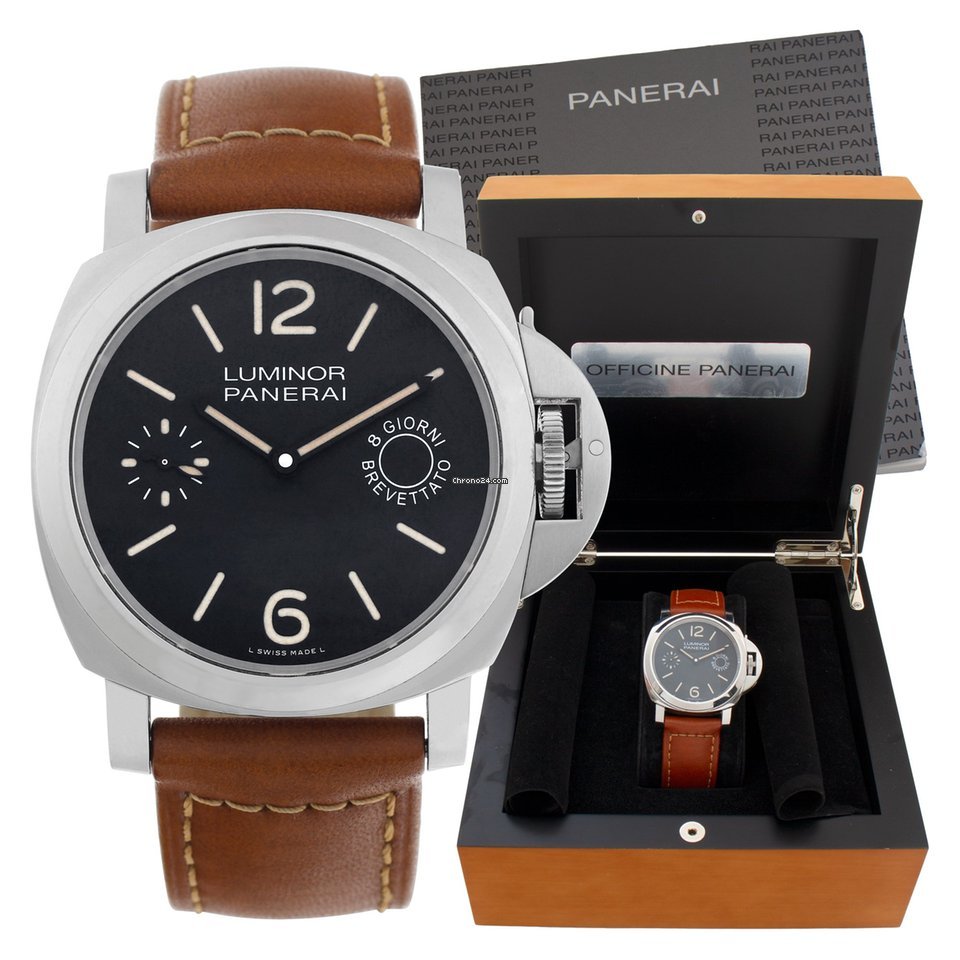 Panerai Luminor Marina 8 Days Mens watch Unisex Manual winding Steel PAM00590 6