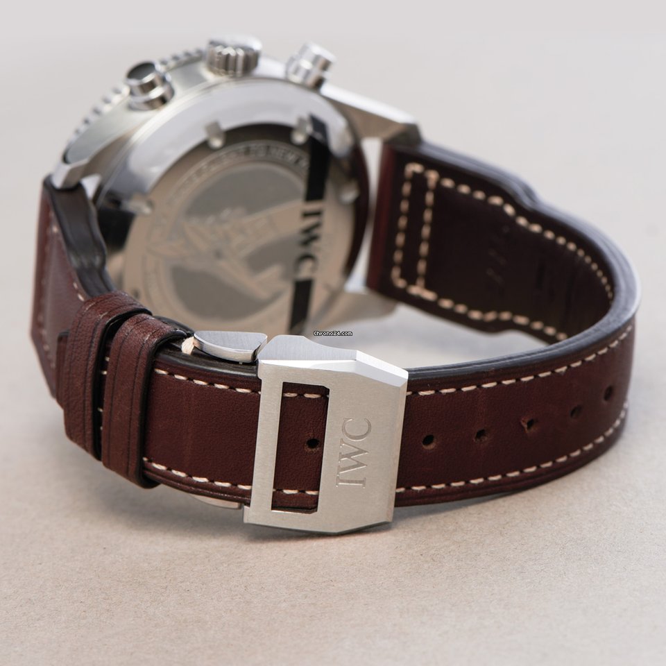 IWC Pilot Chronograph Mens watch Unisex Automatic Steel IW395003 6