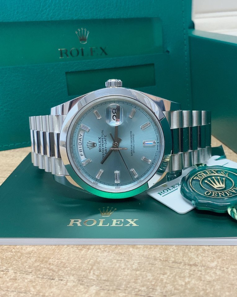 Rolex Day-Date 40 Mens watch Unisex Platinum Automatic 228206-0004 6