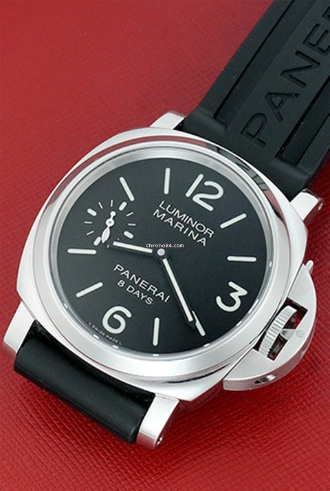 Panerai Luminor Marina 8 Days Mens watch Unisex Manual winding Steel PAM 00510 6