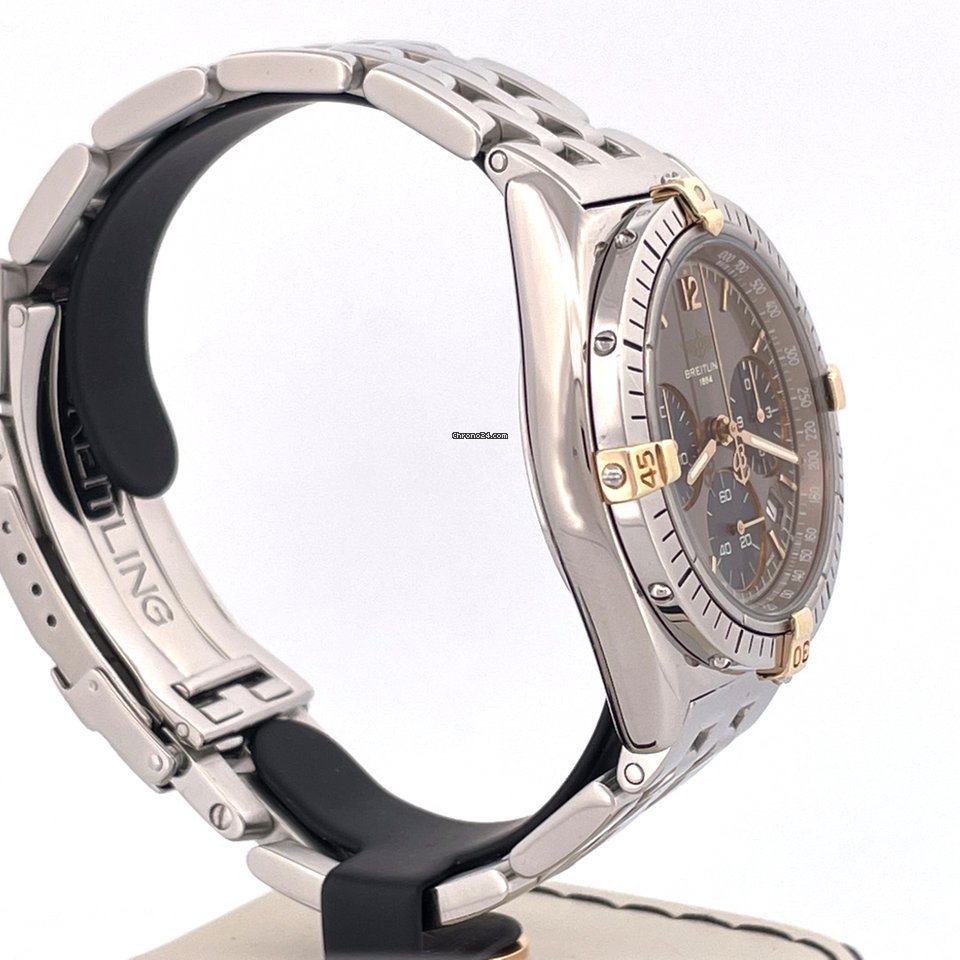 Breitling Mens watch Unisex Automatic Gold Steel B55046 6