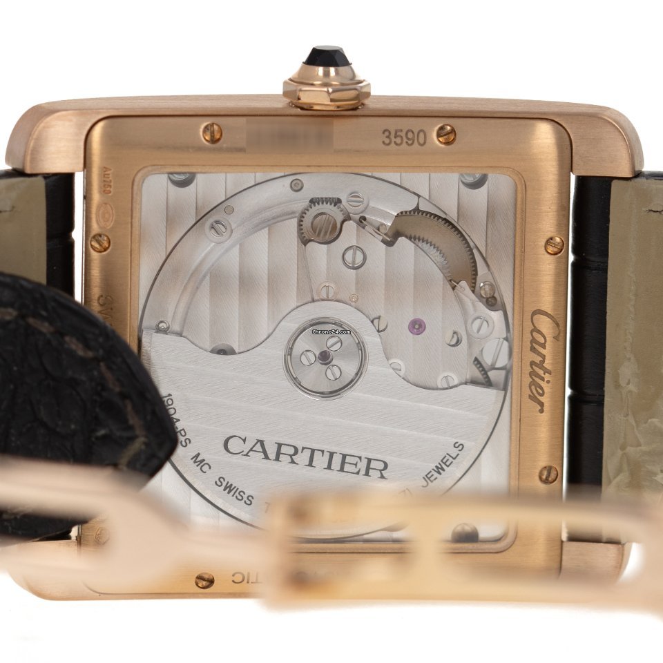 Cartier Tank MC Mens watch Unisex Automatic Rose gold W5330002  3590 6