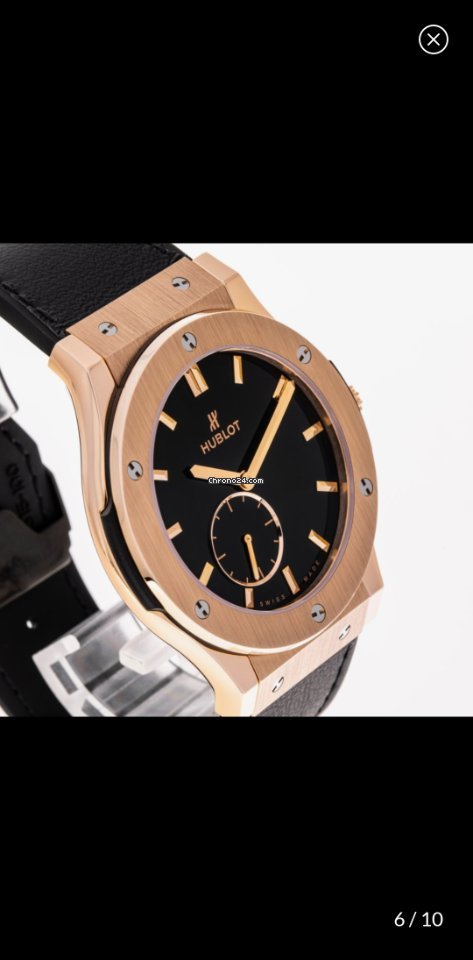 Hublot Classic Fusion Ultra-Thin Mens watch Unisex Manual winding Rose gold 515.OX.1280.LR 6