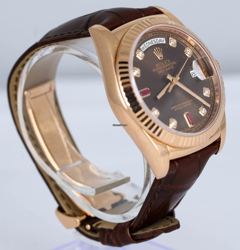 Rolex Day-Date 36 Mens watch Unisex Rose gold Automatic 118135 6