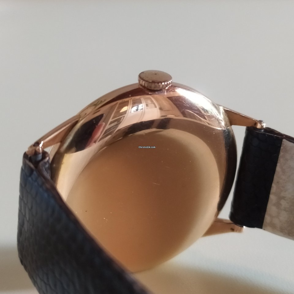 Movado Mens watch Unisex Manual winding Yellow gold 0080976 6