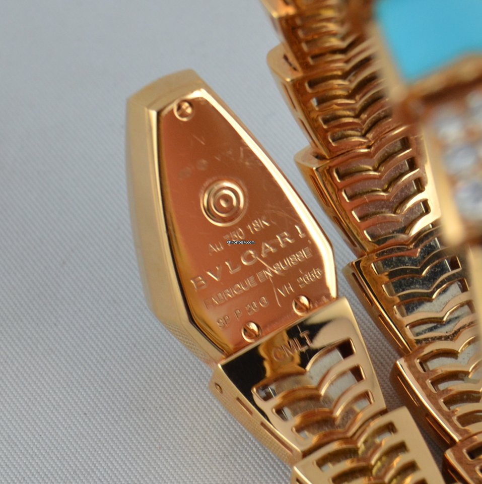 Bulgari Serpenti Womens watch Quartz Rose gold SP P 26G 6