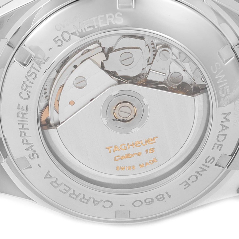 TAG Heuer Carrera Calibre 16 Mens watch Unisex Automatic Steel CV2050.BD0789 6
