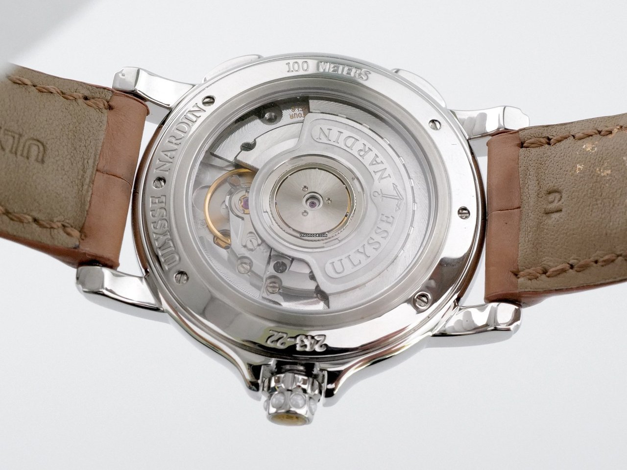 Ulysse Nardin Dual Time Womens watch Automatic Steel 243-22B 30-09 6
