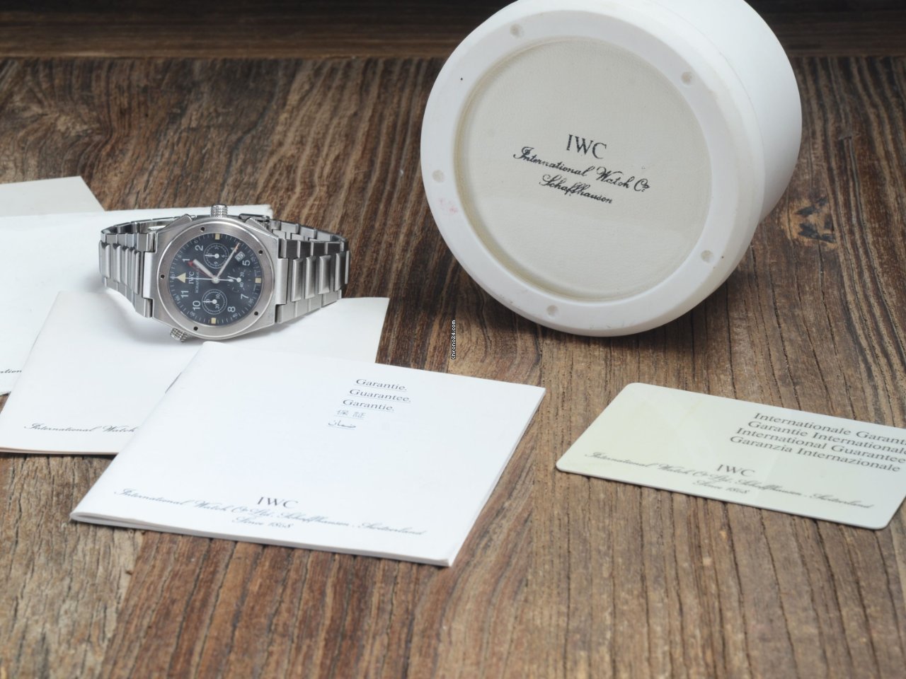 IWC Ingenieur Chronograph Mens watch Unisex Quartz Steel IW3805 6