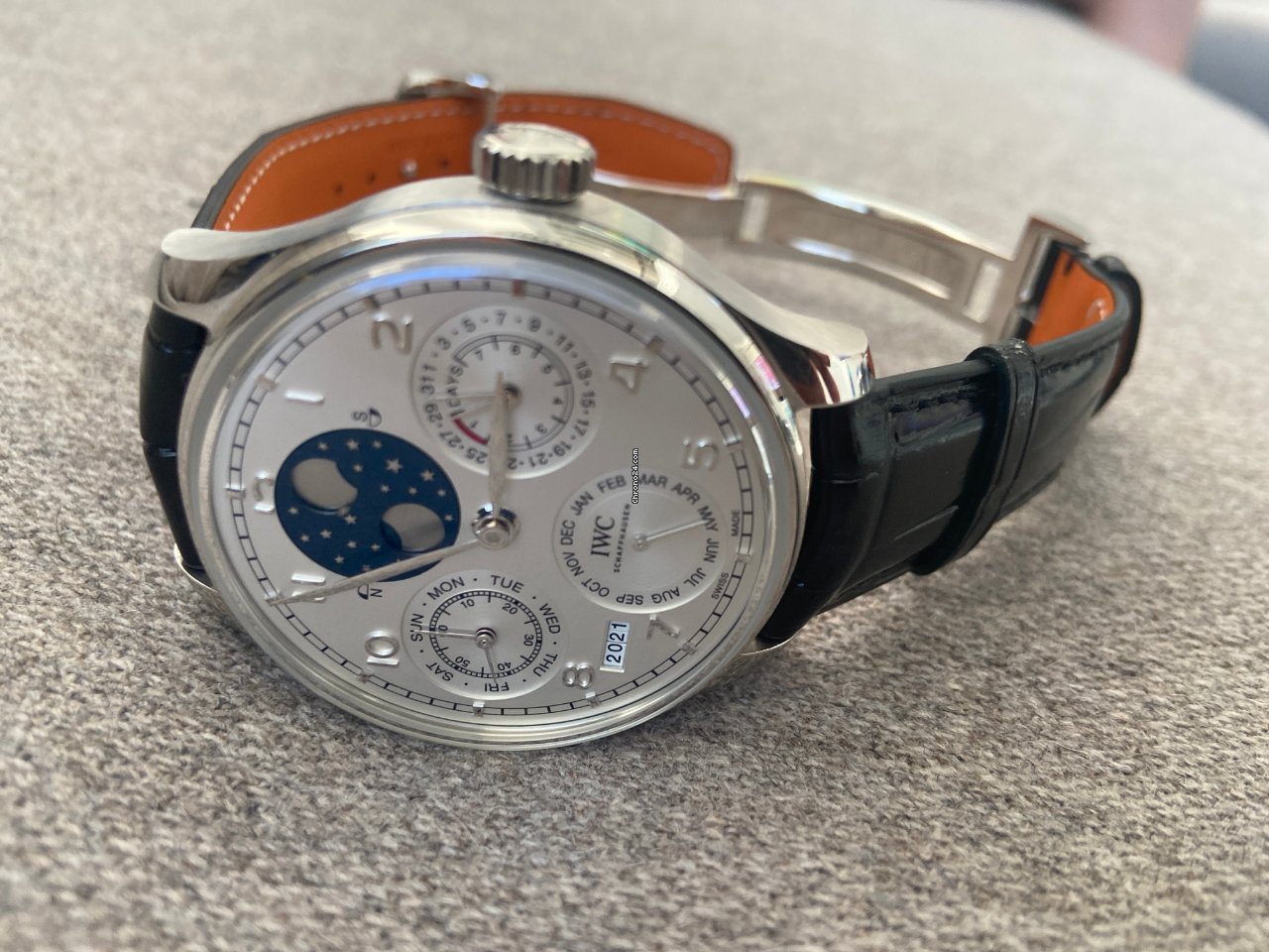 IWC Portuguese Perpetual Calendar Mens watch Unisex Automatic Platinum IW503406 6