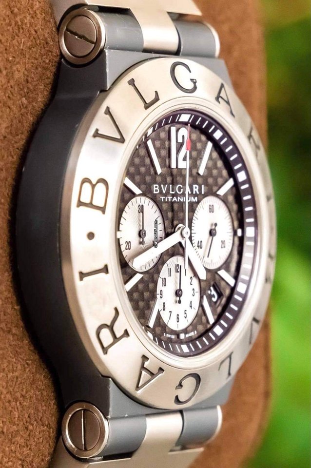 Bulgari Diagono Mens watch Unisex Automatic Titanium TI 44 TA CH 6