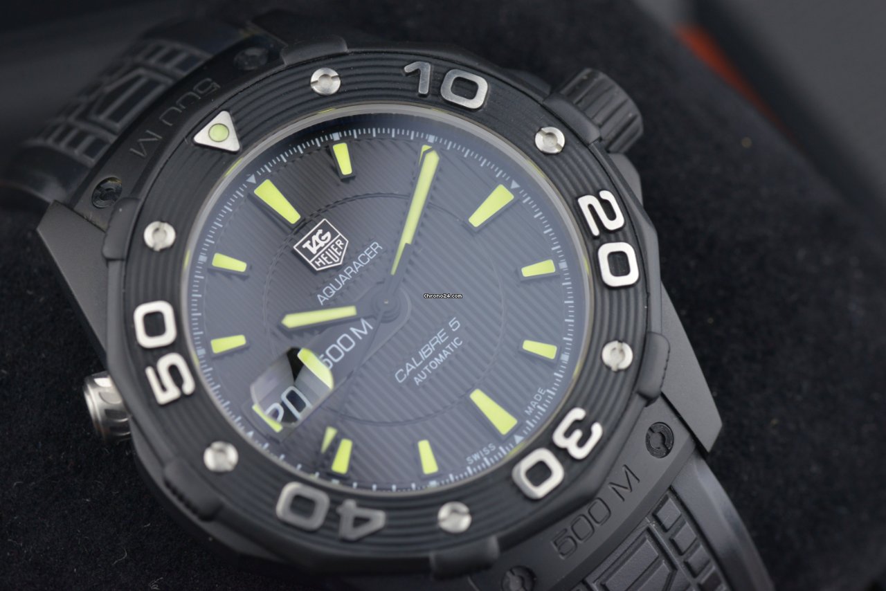 TAG Heuer Aquaracer 500M Mens watch Unisex Automatic Titanium waj2180.ft6015 6