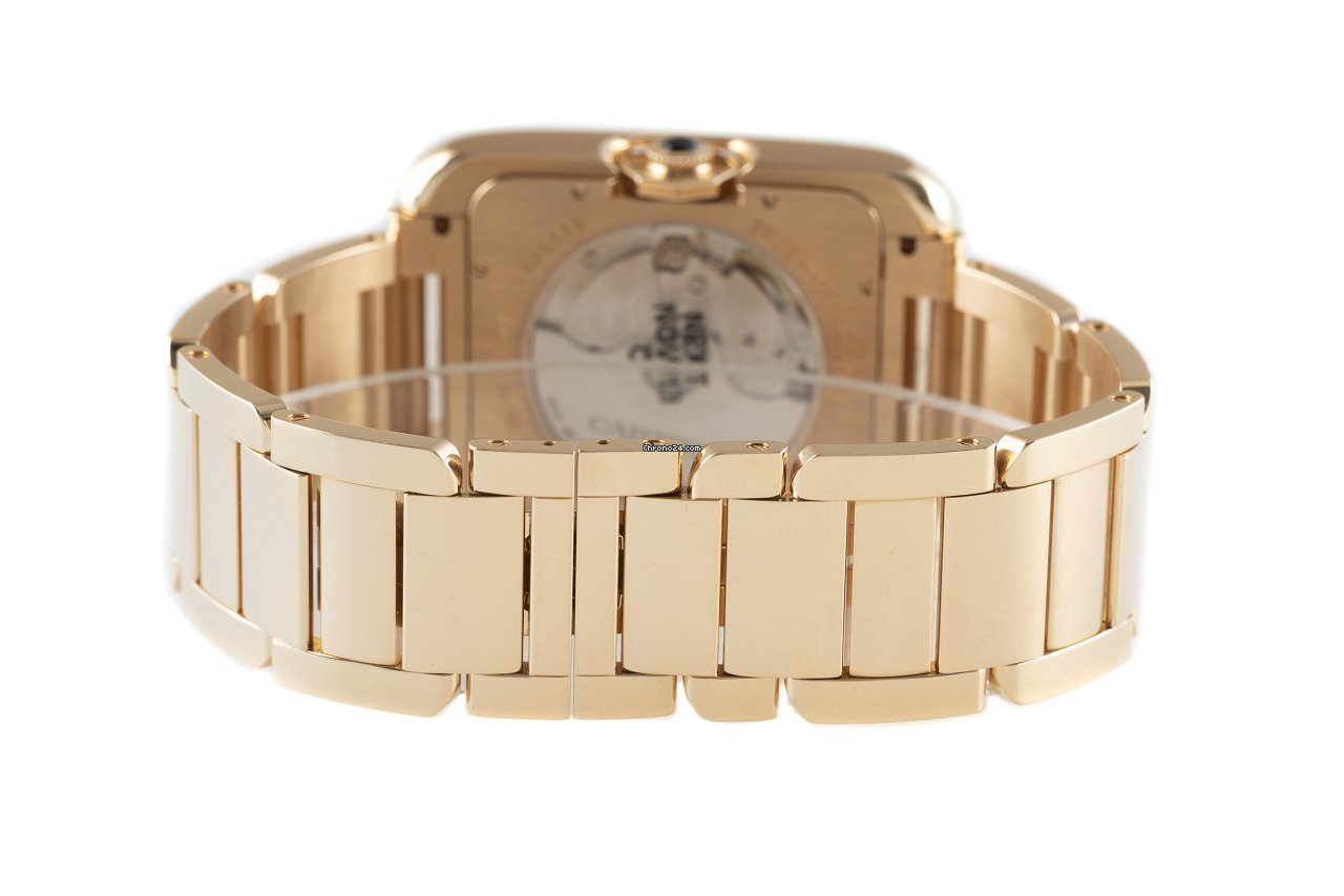 Cartier Tank Anglaise Mens watch Unisex Automatic Red gold 3504 6