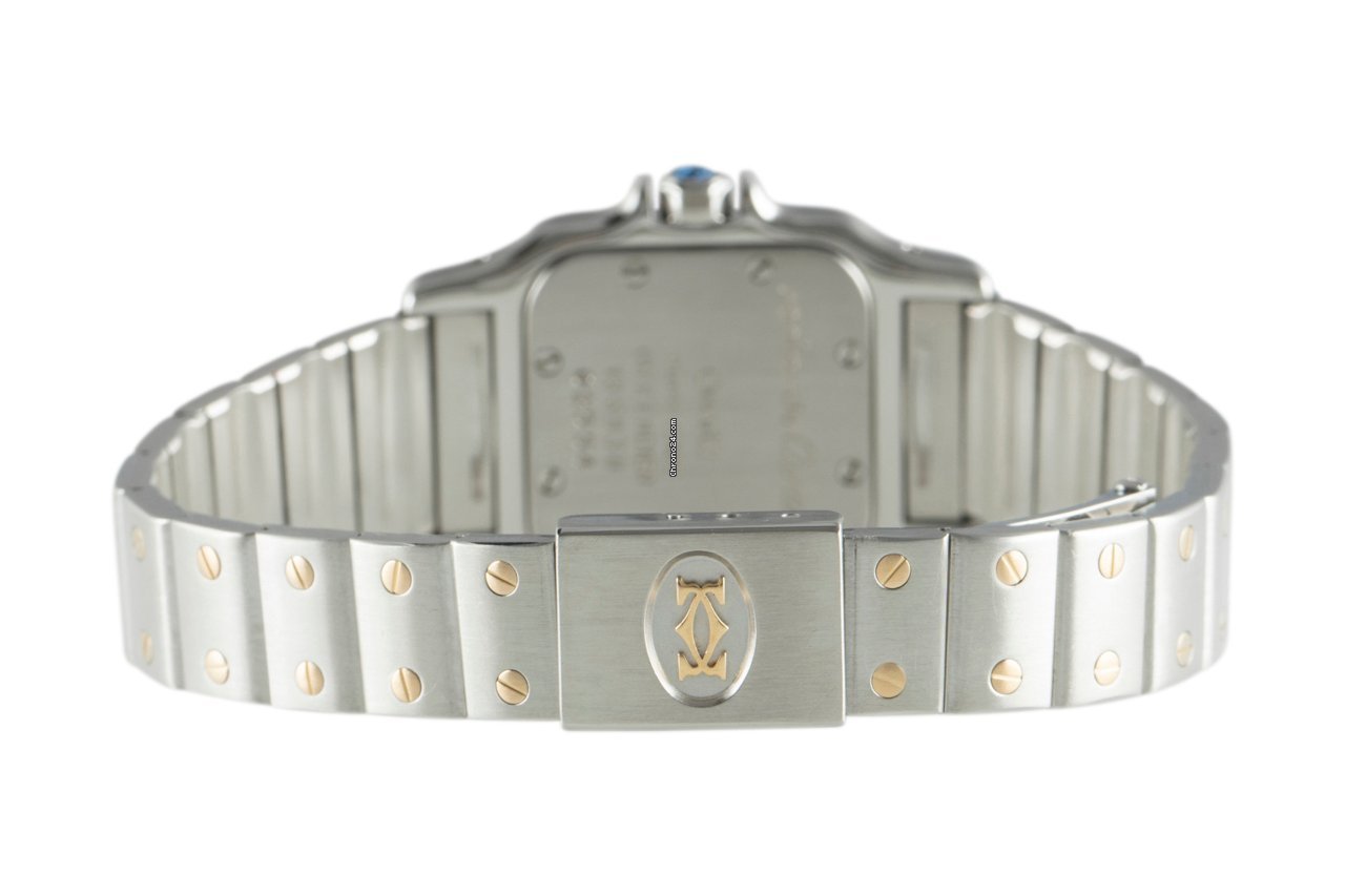 Cartier Santos Womens watch Quartz Gold Steel 166930 6